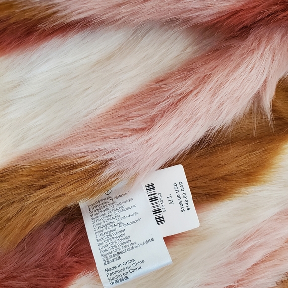 Anthropologie Bedding Rare Anthropologie Fauna Faux Fur Throw Blanket Poshmark